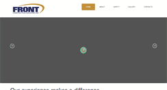 Desktop Screenshot of frontconstruction.com